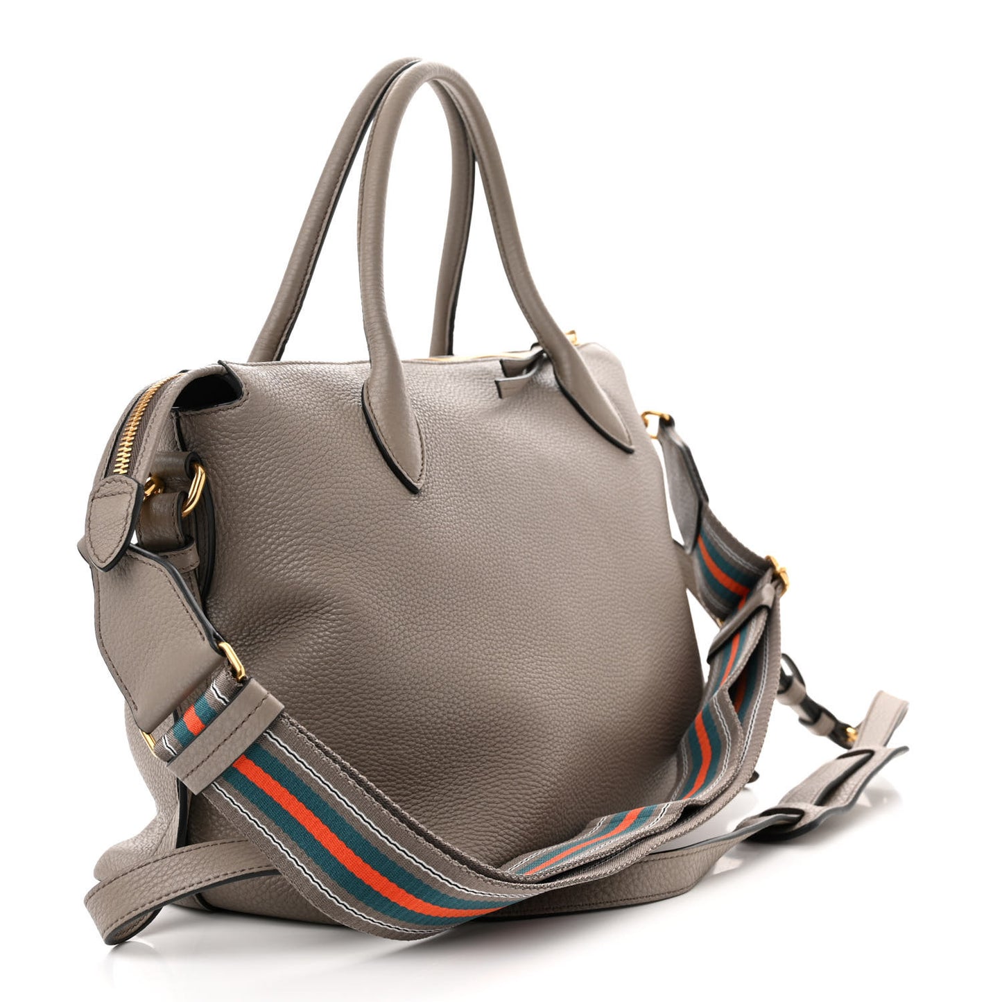 Vitello Daino Shopping Tote Argilla