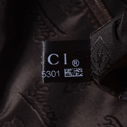 Gucci Crystal Monogram Large Duchessa Boston Dark Brown 8 of 9