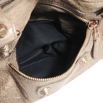 Balenciaga Agneau Giant 12 Rose Gold Hardware Town Gris Poivre 7 of 12