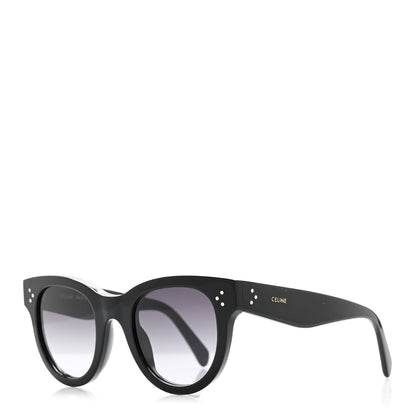 Celine Acetate Studded Mineral Round Sunglasses CL40031N Black 1 of 6