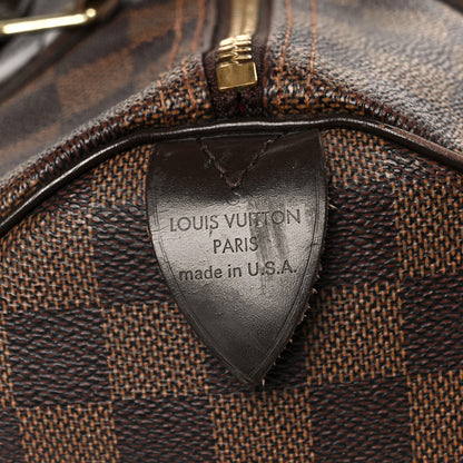 Louis Vuitton Damier Ebene Speedy 30 7 of 14