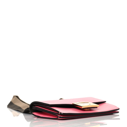 Fendi Vitello King Mini Flat Baguette Pink 4 of 11