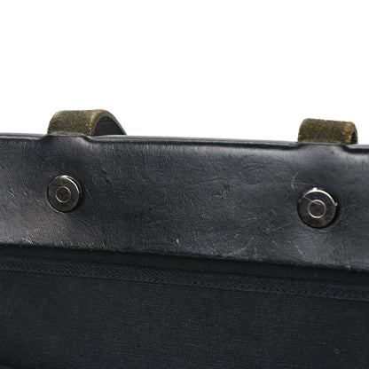 Hermes Toile Vache Hunter Herbag Cabas MM Black 9 of 10