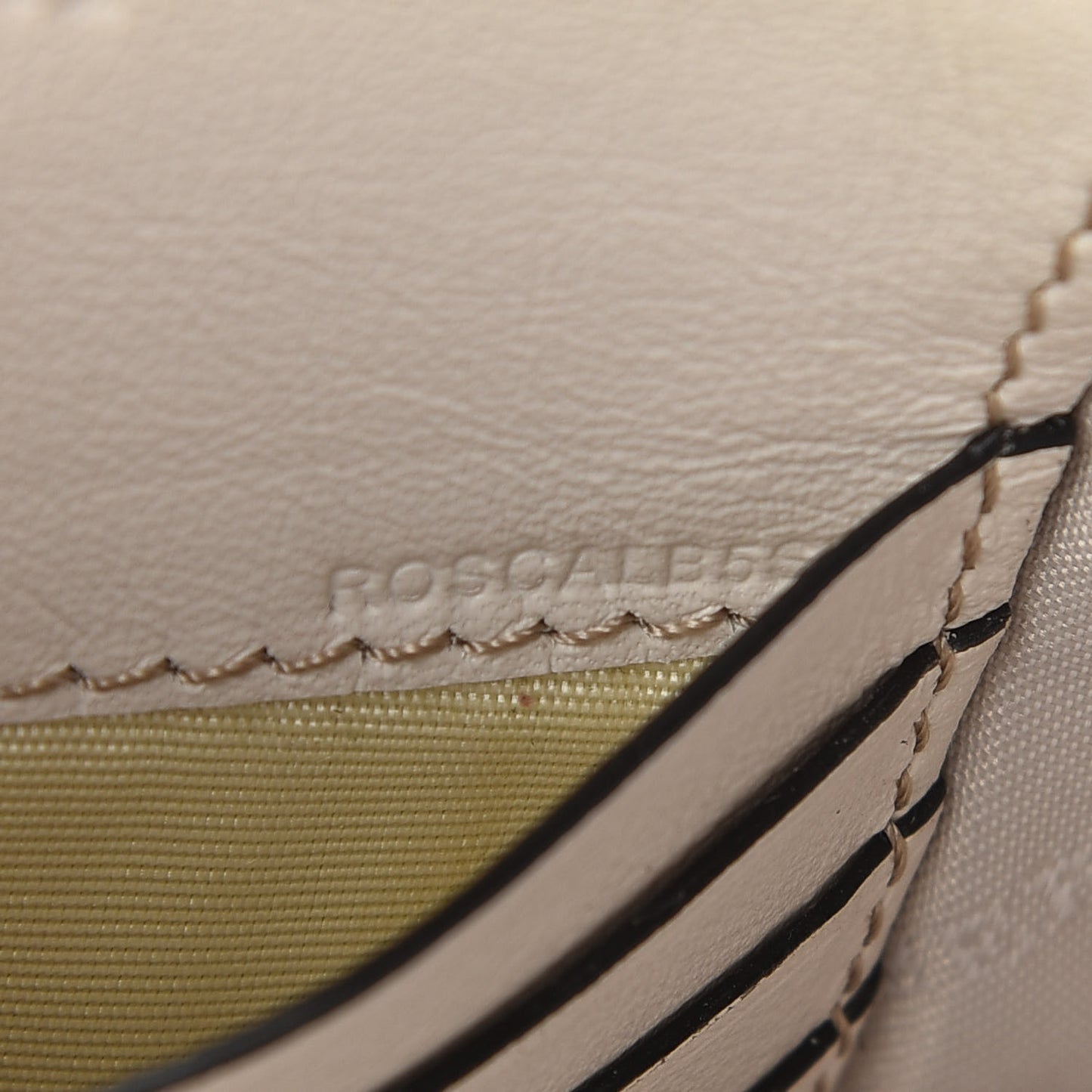 Calfskin Perforated Peyton Crossbody Clutch Bag White
