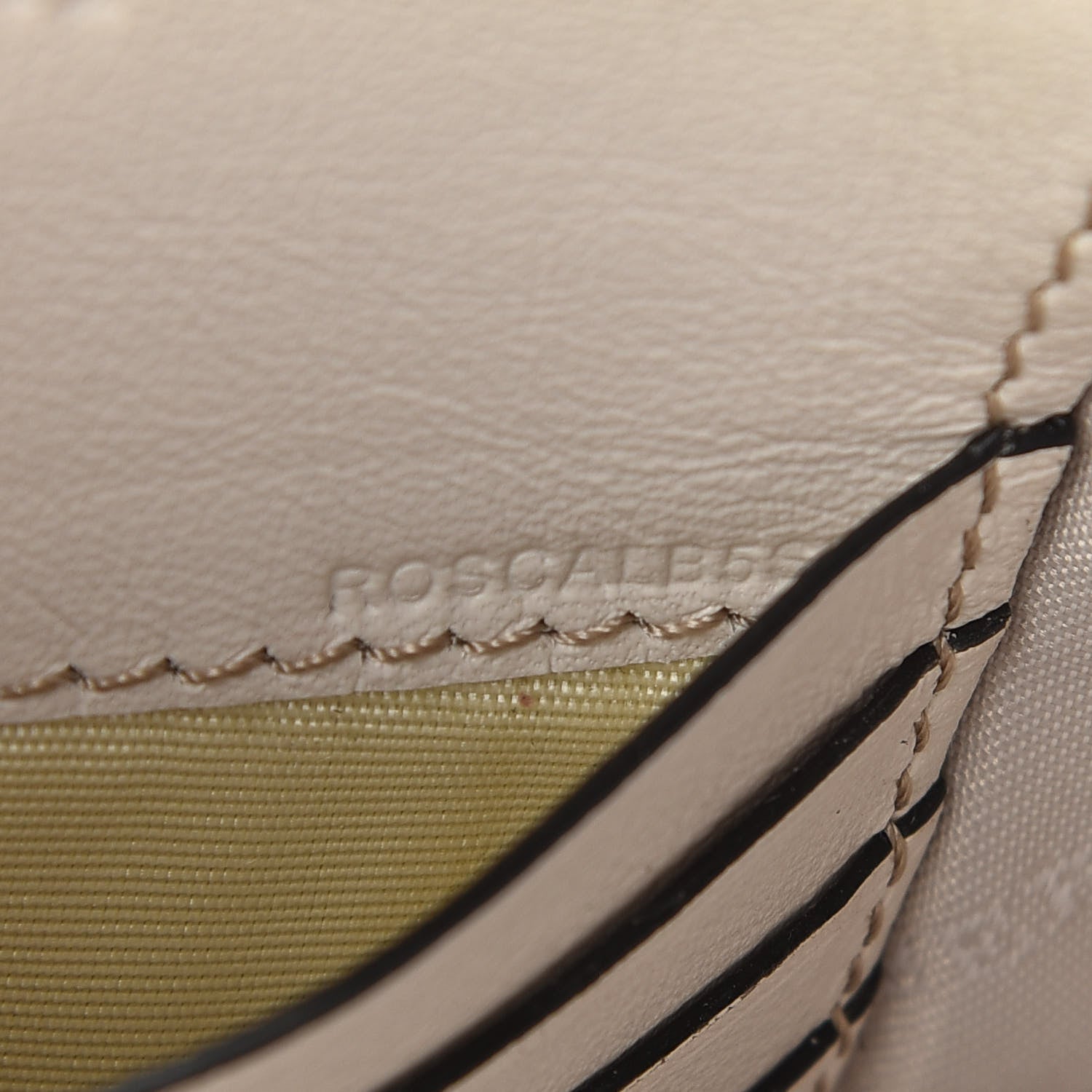Burberry Calfskin Perforated Peyton Crossbody Clutch Bag White 7 of 9