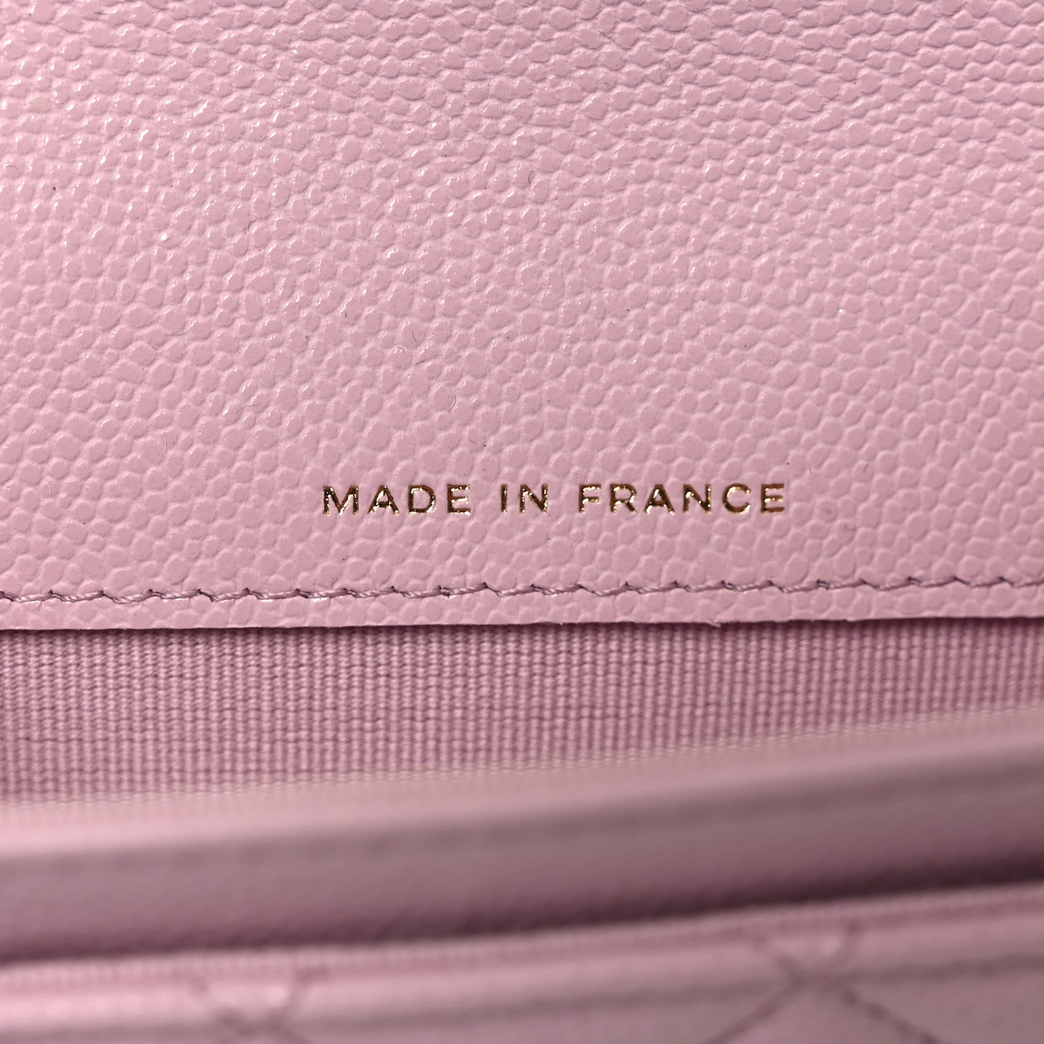 Chanel Caviar Quilted Flap Card Holder Wallet Light Pink 7 of 9