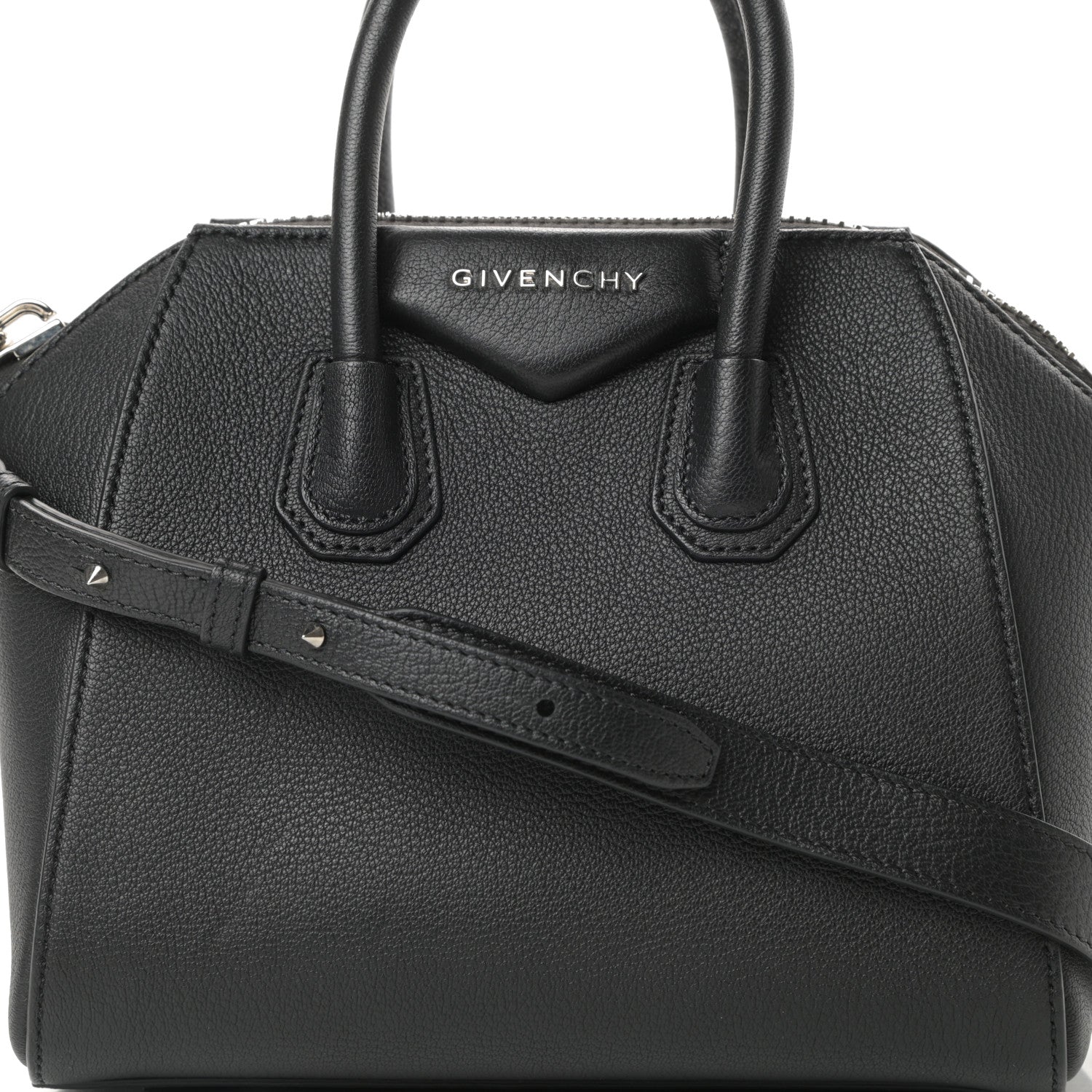 Givenchy Sugar Goatskin Mini Antigona Black 8 of 10