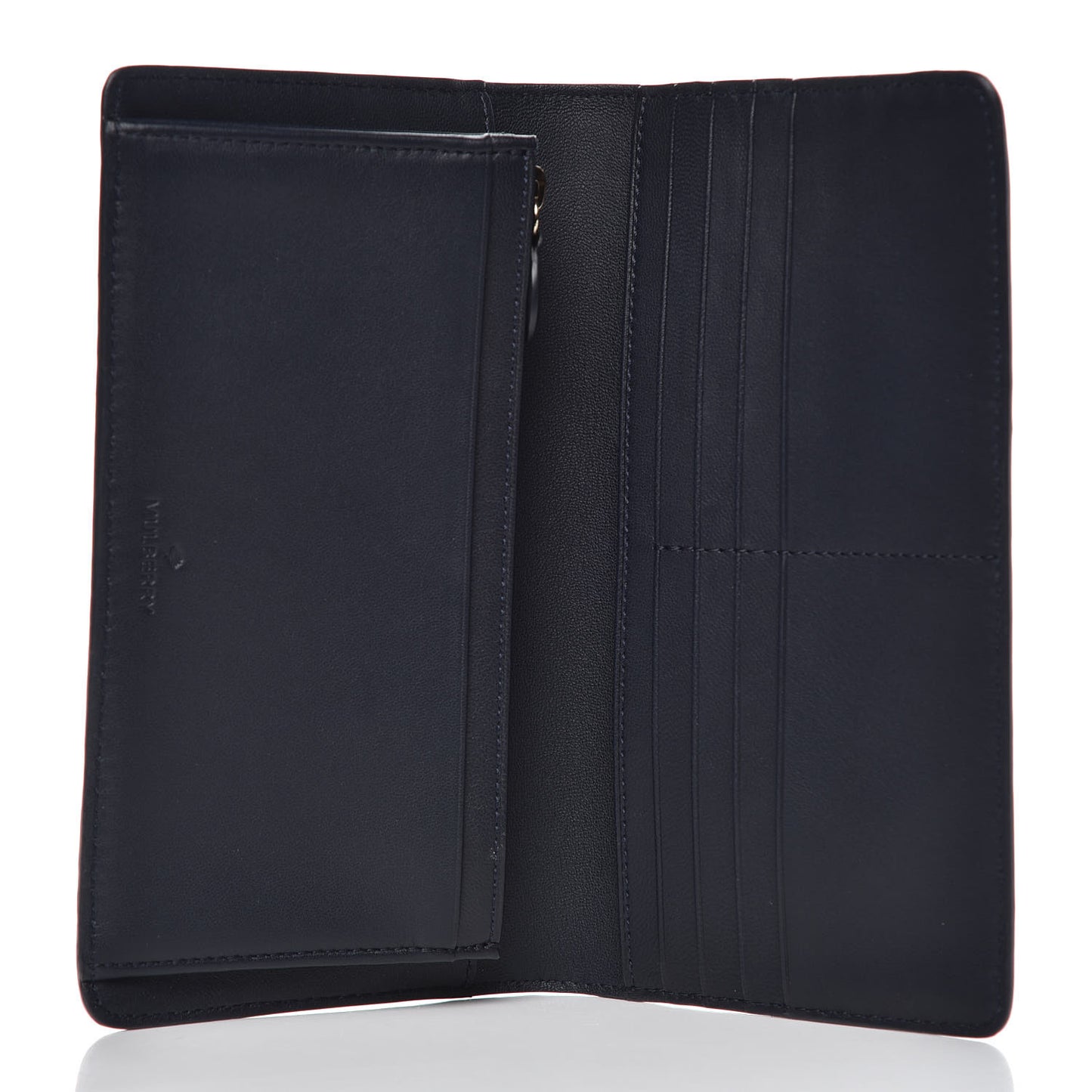 Nappa Tree Slim Wallet Oxblood Midnight Blue
