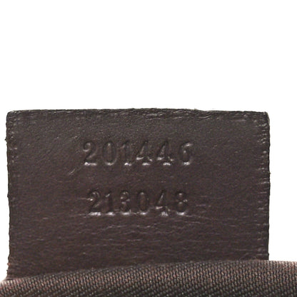 Gucci GG Supreme Monogram Medium Flat Messenger Bag Dark Brown 8 of 10