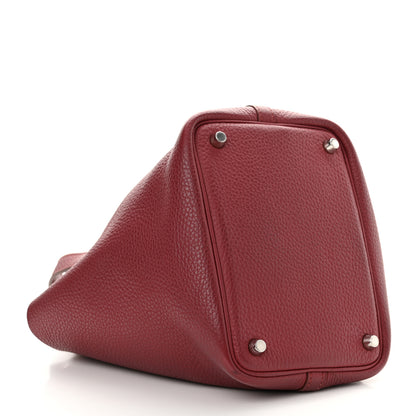 Hermes Taurillon Clemence Picotin Lock 18 Rubis 4 of 10