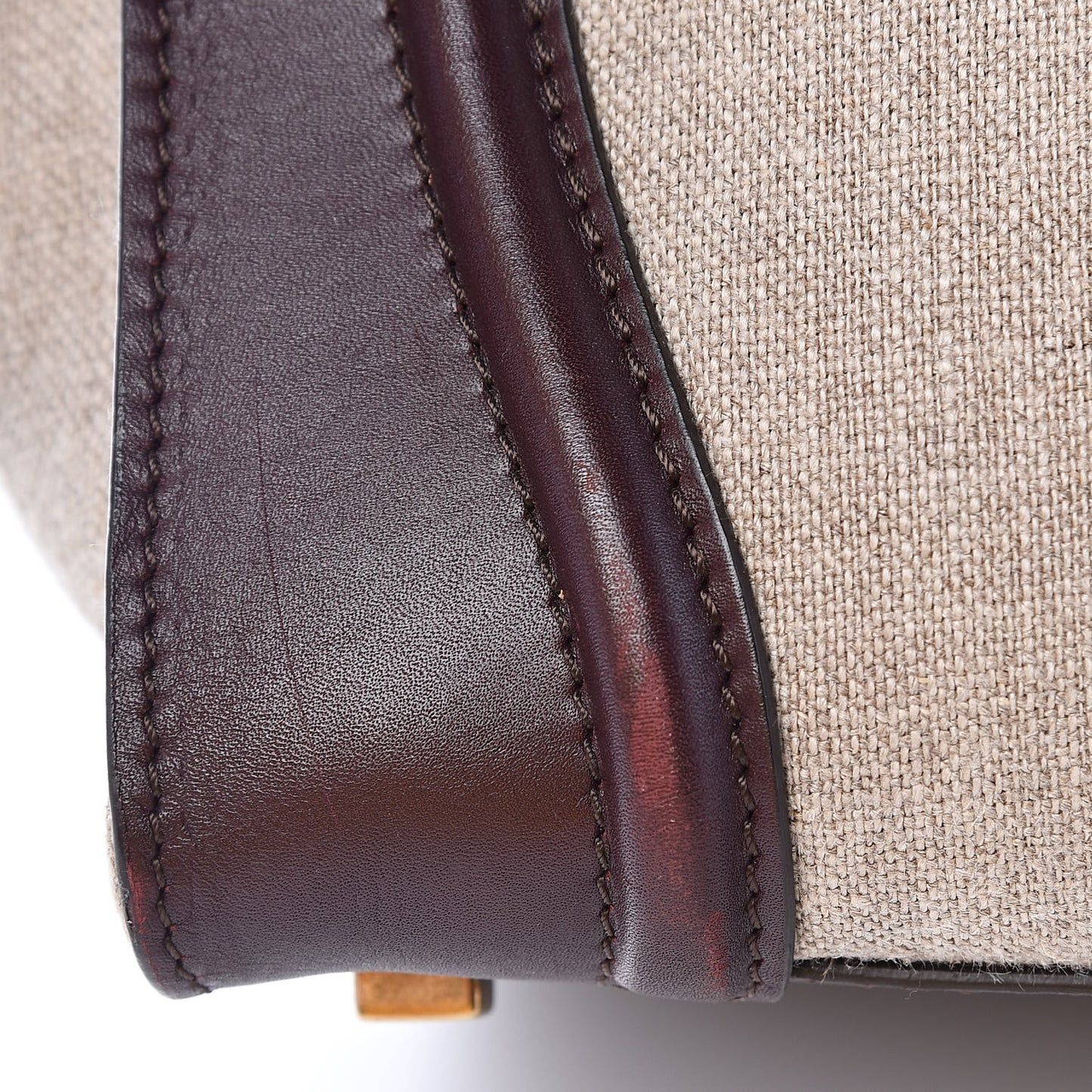 Calfskin Linen Mini Tri-Color Luggage