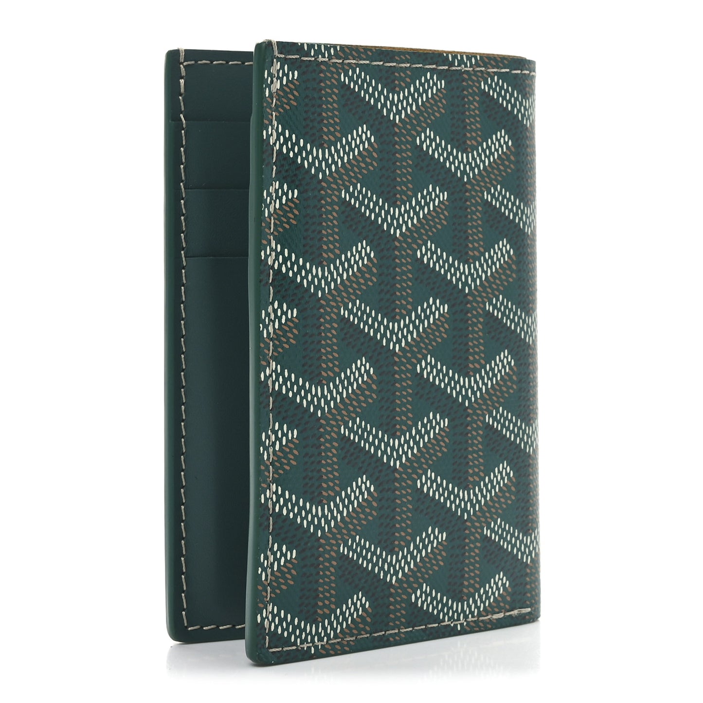 Goyardine Saint Pierre Card Holder Green