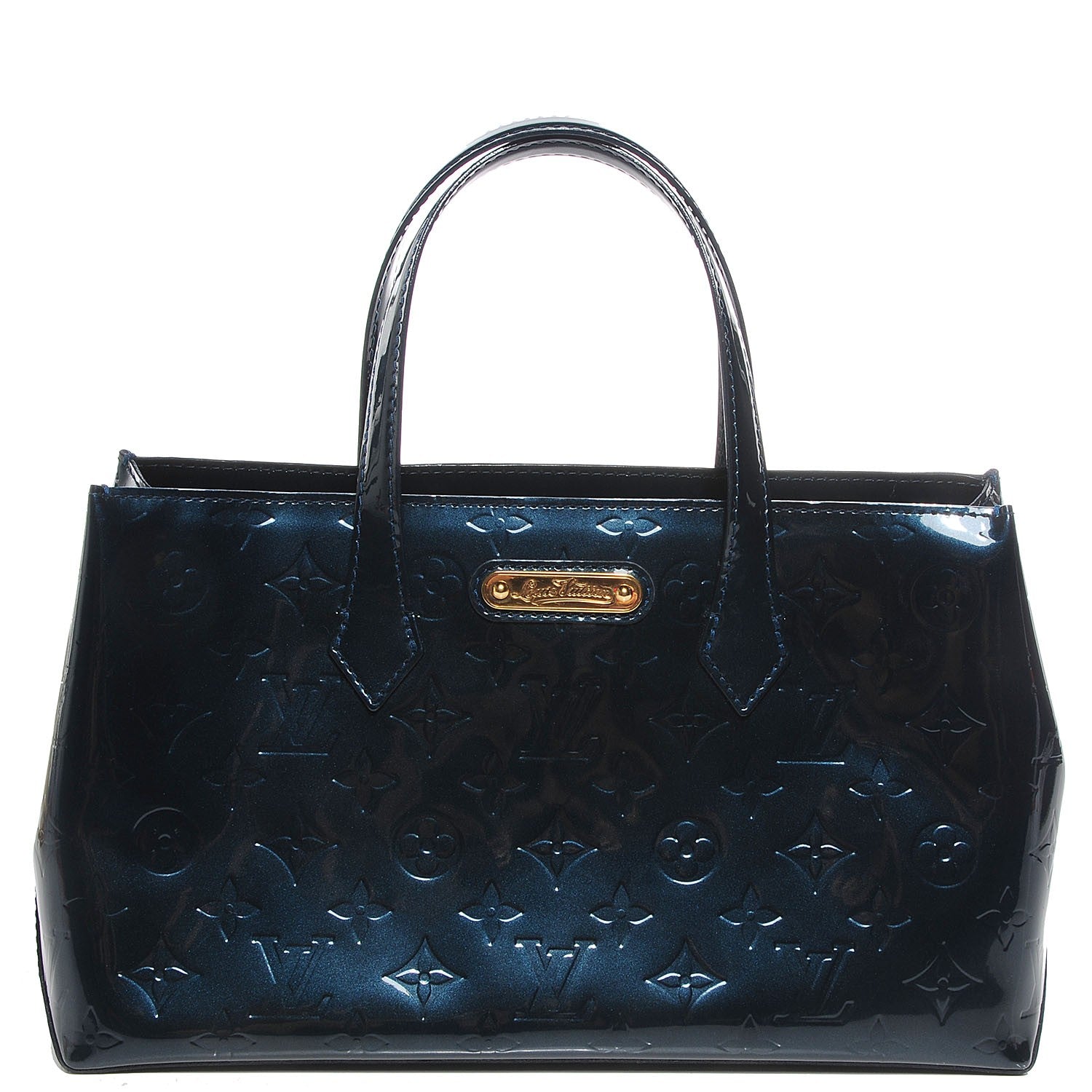 Louis Vuitton Vernis Wilshire PM Blue Nuit 1 of 9