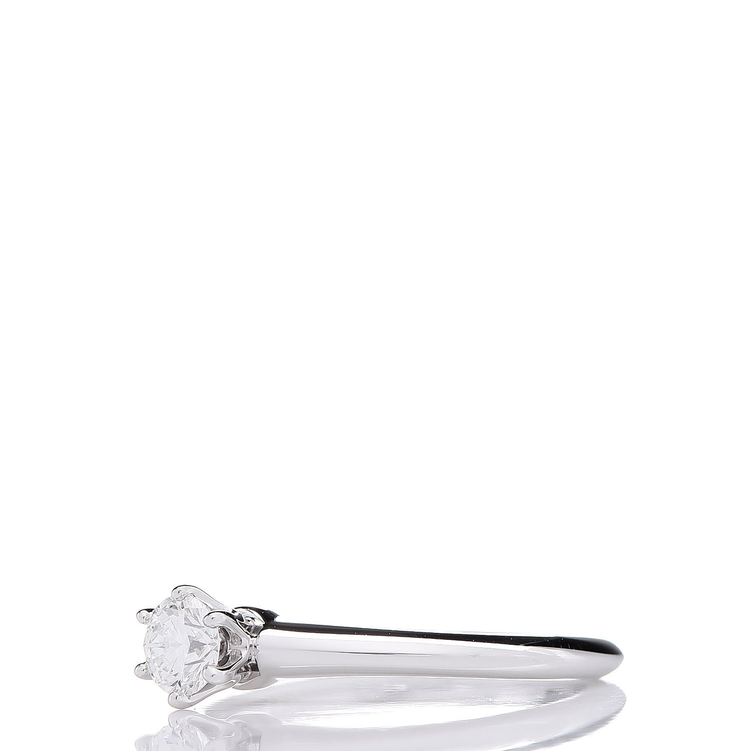Tiffany Platinum Diamond .32ct Solitaire Engagement Ring 52 6 3 of 7