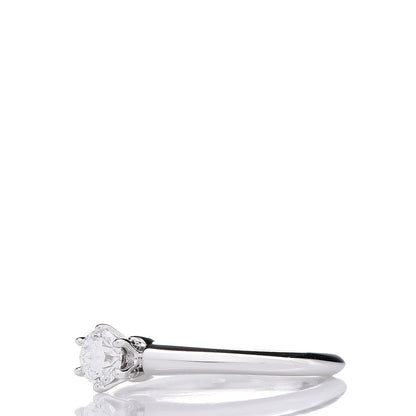 Tiffany Platinum Diamond .32ct Solitaire Engagement Ring 52 6 3 of 7