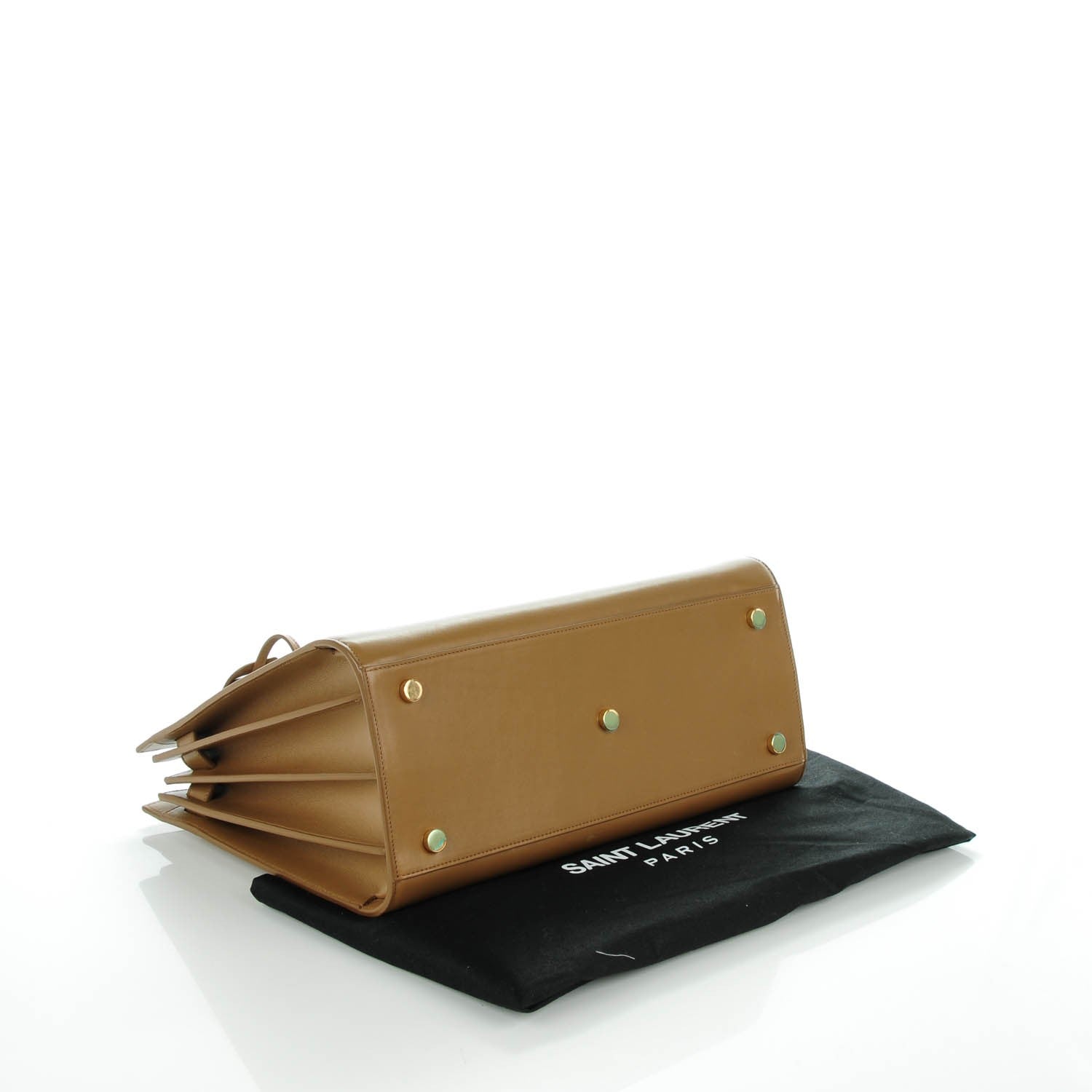 Saint Laurent Calfskin Small Sac De Jour Taupe 4 of 7