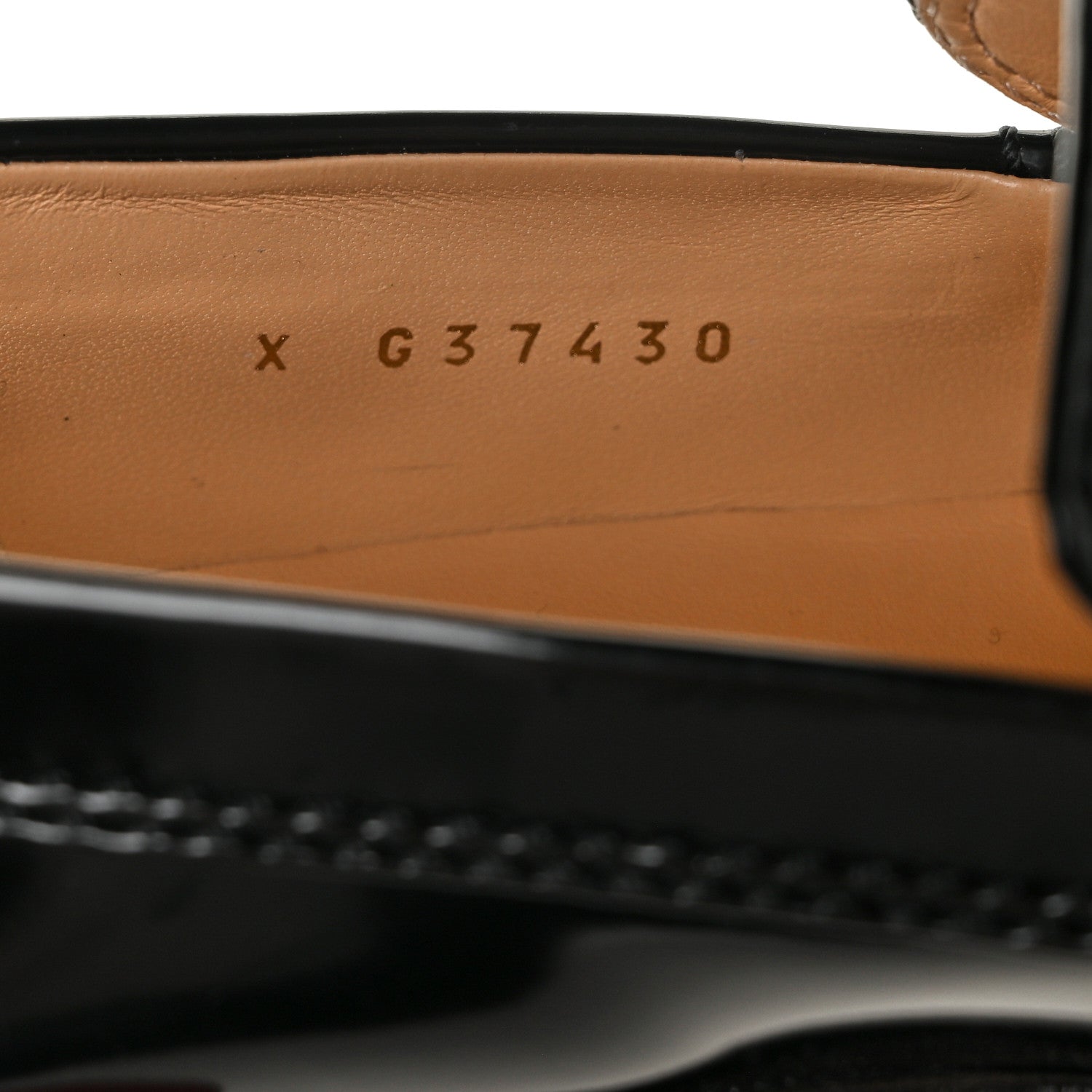 Chanel Shiny Calfskin Logo Loafers 37 Black 8 of 9