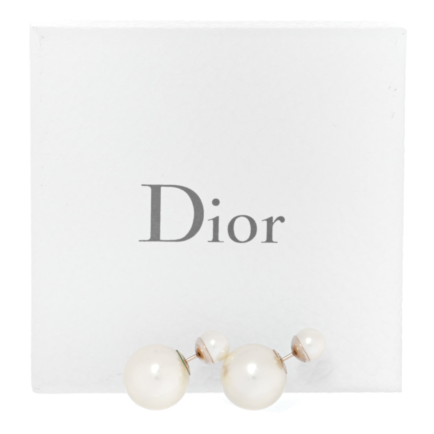 Christian Dior Pearl Mise En Dior Tribal Earrings Gold 5 of 5