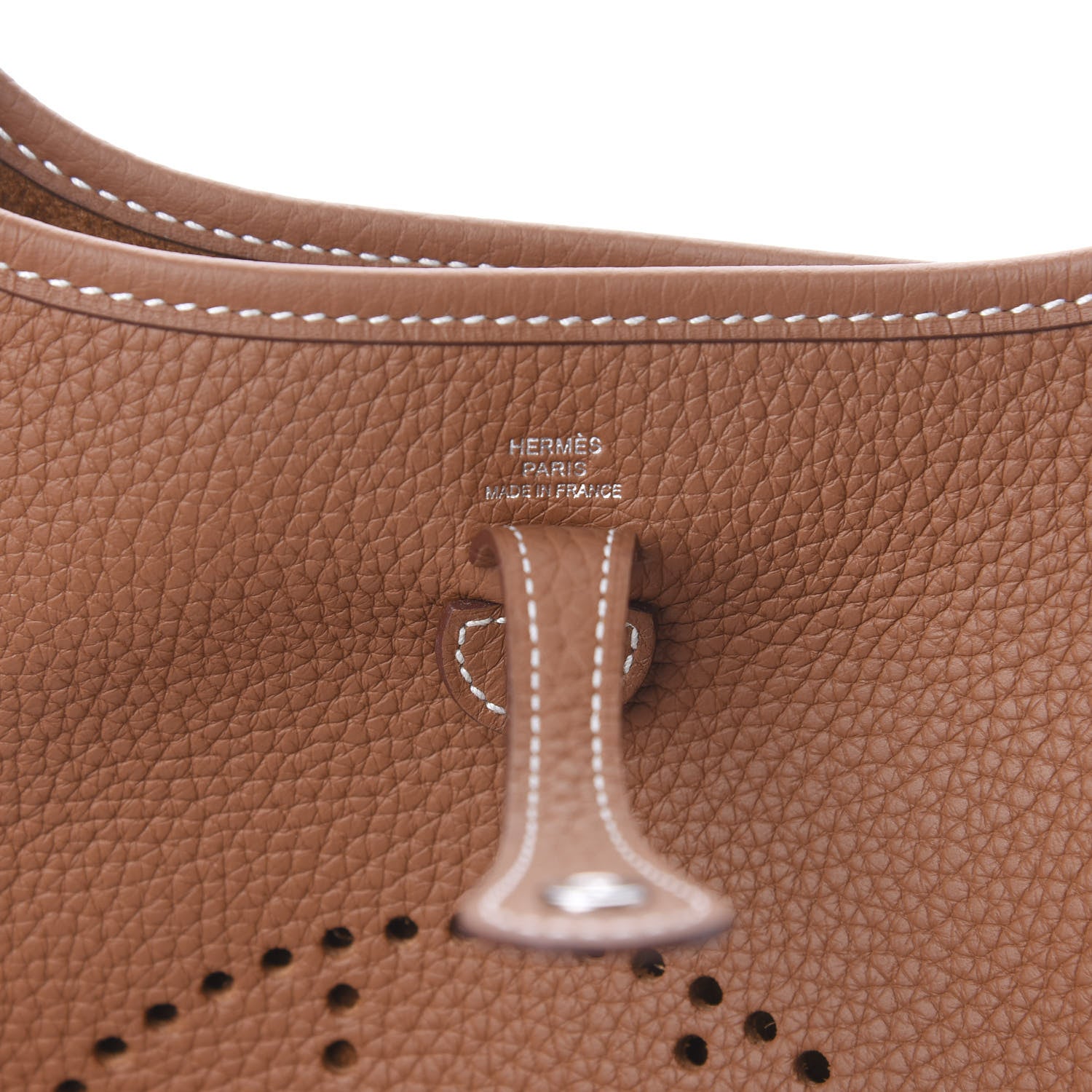 Hermes Taurillon Clemence Evelyne TPM Gold 7 of 11