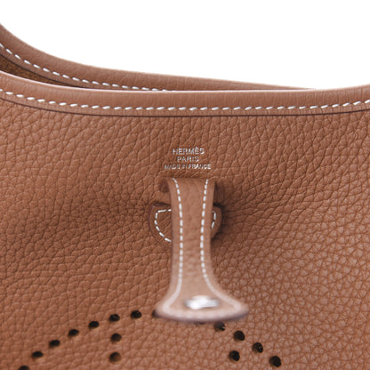 Hermes Taurillon Clemence Evelyne TPM Gold 7 of 11