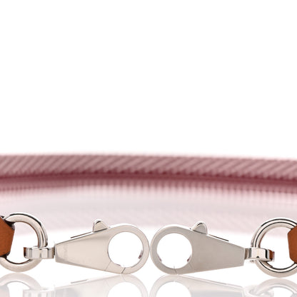 Hermes Toile Swift 25mm Sangle Cavale Shoulder Strap Red Pink 3 of 5