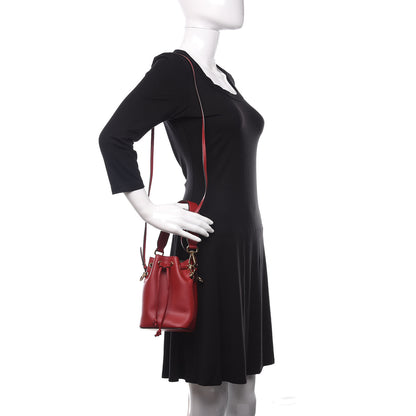Fendi Vitello Cruise F is Fendi Mini Mon Tresor Bucket Bag Fragola 2 of 10