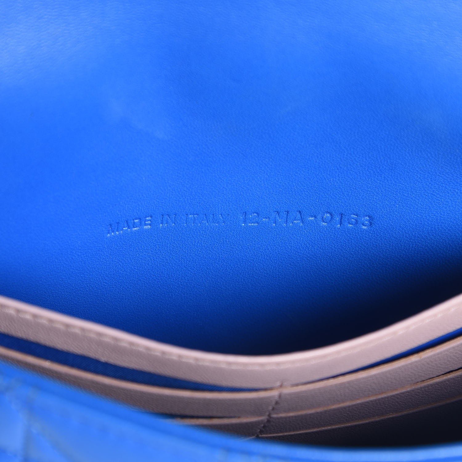 Christian Dior Lambskin Cannage Miss Dior Promenade Pouch Blue 7 of 7