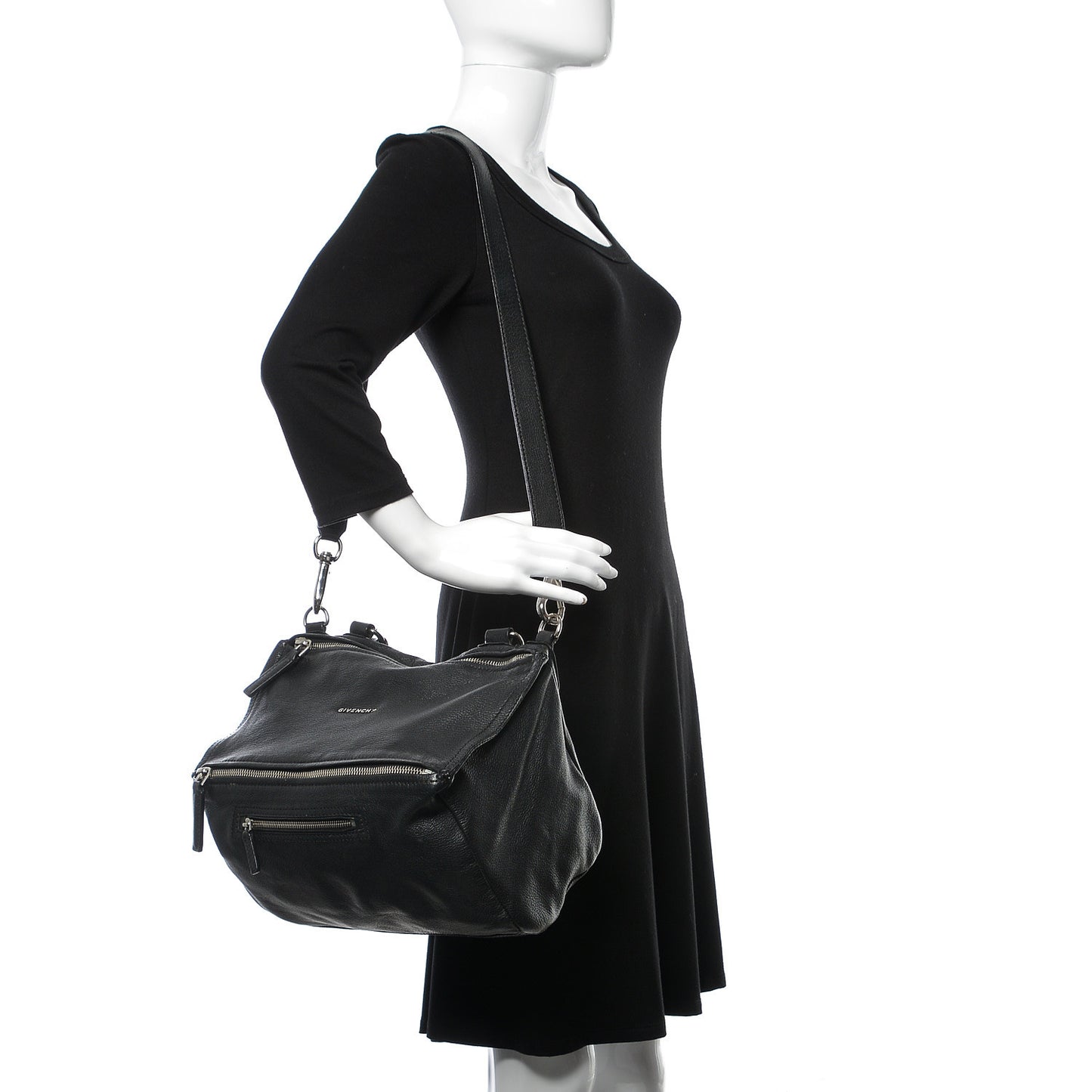 Sugar Goatskin Medium Pandora Black