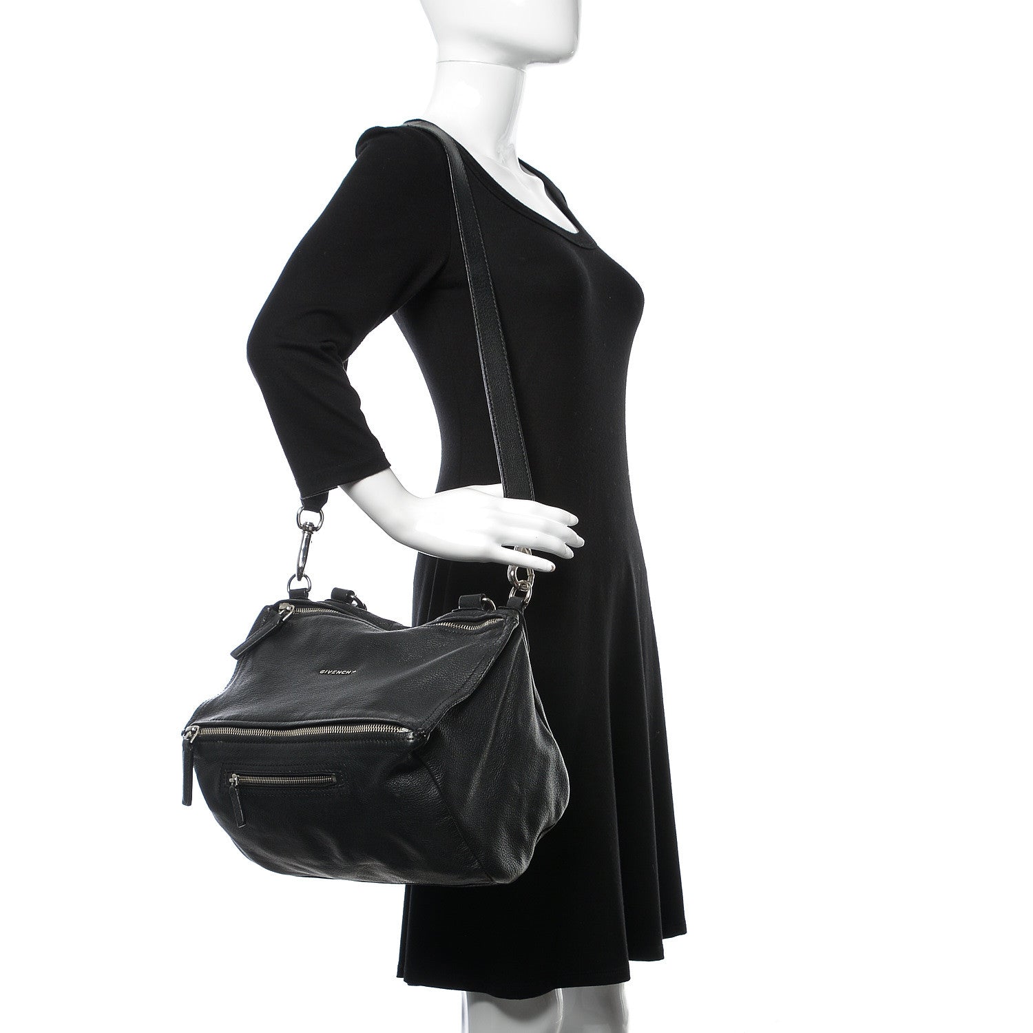 Givenchy Sugar Goatskin Medium Pandora Black 3 of 10