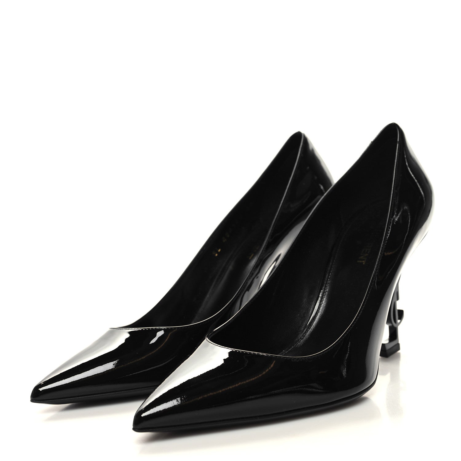 Saint Laurent Patent Opyum 85 Pumps 39 Black 3 of 8