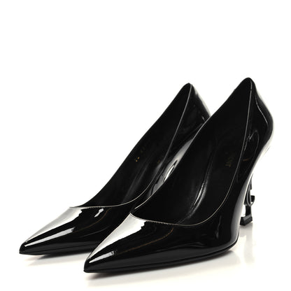 Saint Laurent Patent Opyum 85 Pumps 39 Black 3 of 8