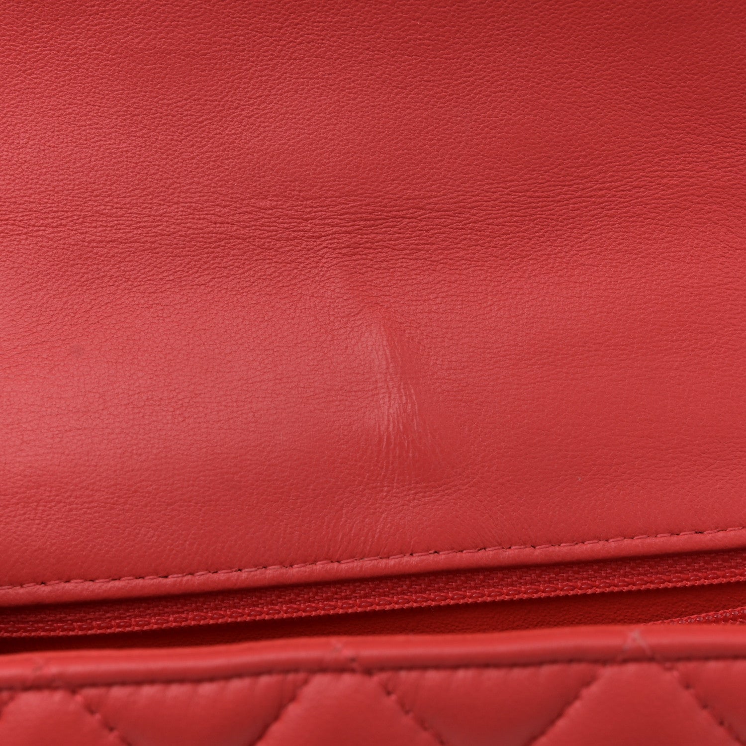 Chanel Lambskin Quilted Mini Rectangular Flap Red 12 of 12