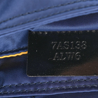 Fendi X PORTER Nylon Cuoio Roma Mini Phone Baguette Belt Bag Dark Blue 7 of 10
