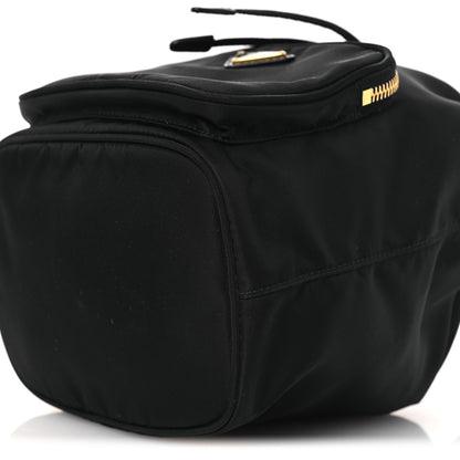 Prada Nylon Vela Saffiano Mini Bucket Crossbody Bag Black 11 of 11
