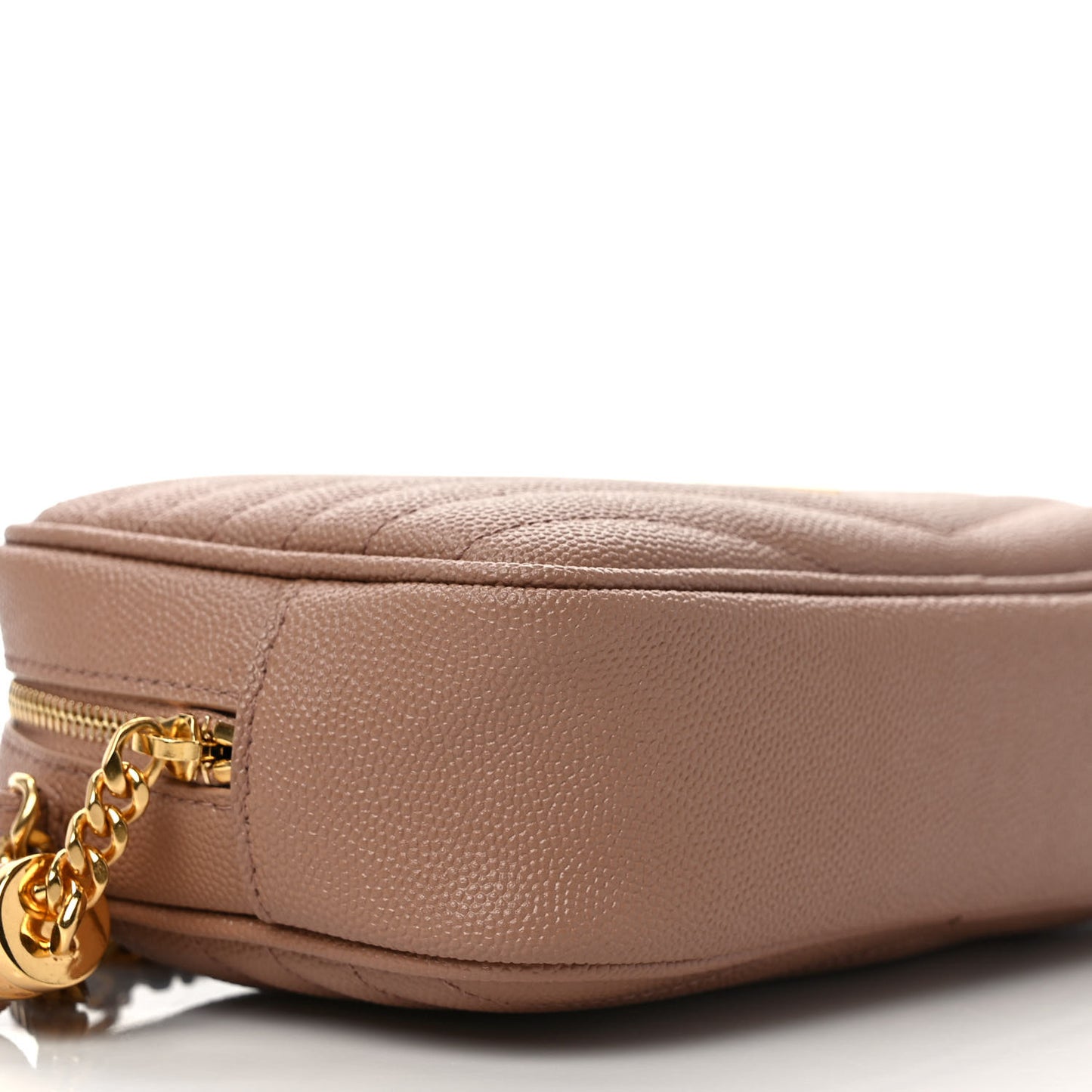 Grain De Poudre Matelasse Monogram Mini Lou Camera Bag Vintage Peach
