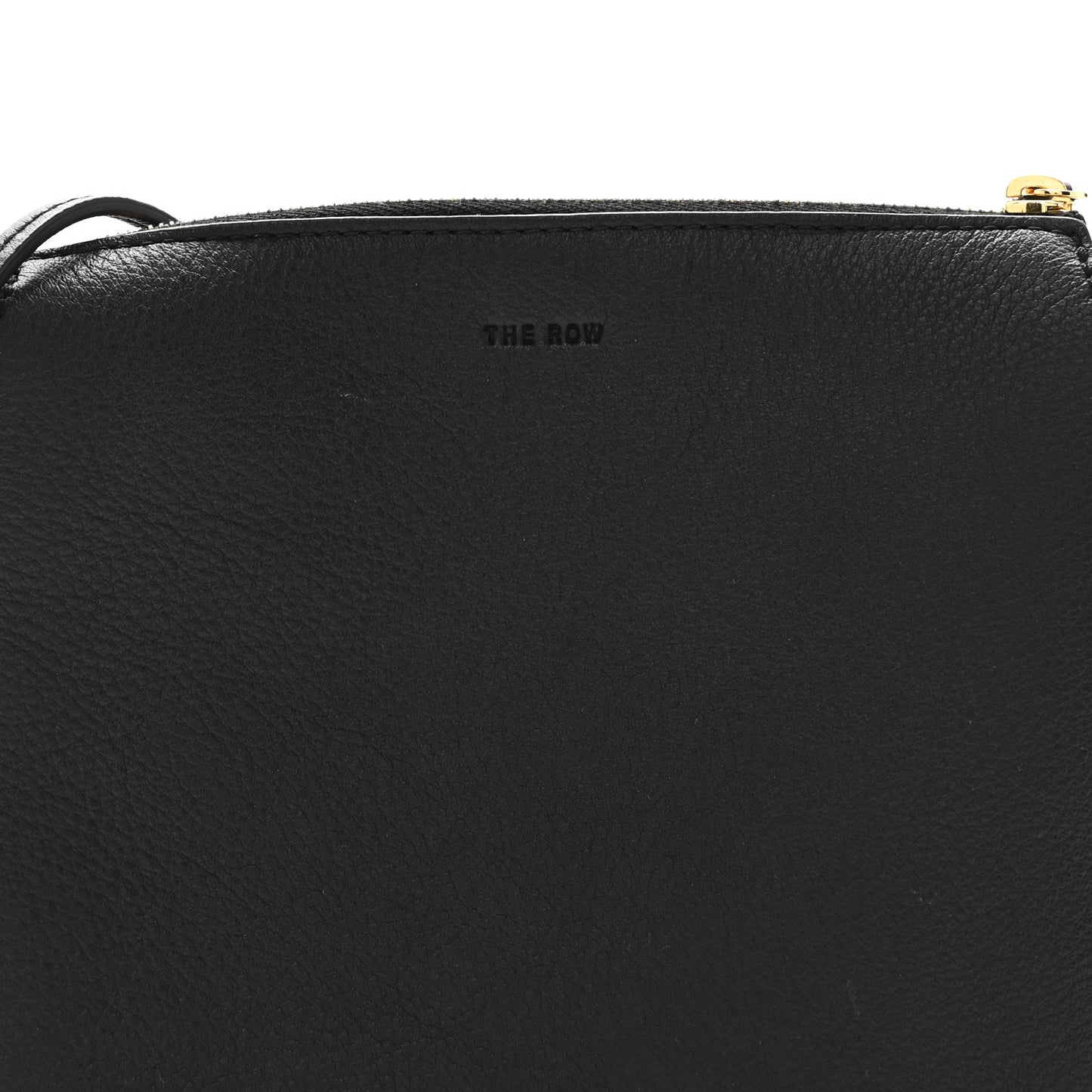 Matte Grained Calfskin Mini Nu Twin Bag Black
