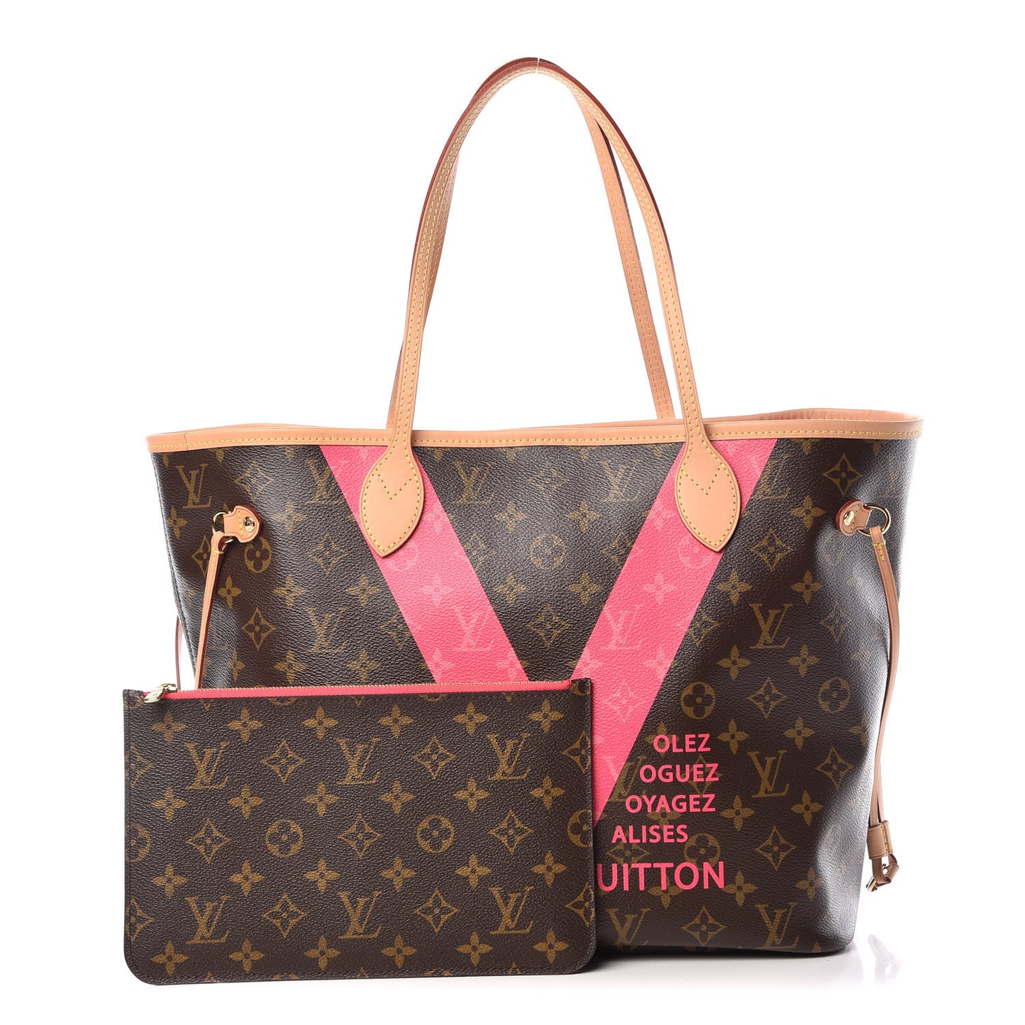 Monogram V Neverfull MM Grenade