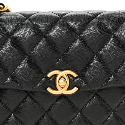 Chanel Caviar Quilted 31 Rue Cambon Top Handle Flap Black 7 of 10