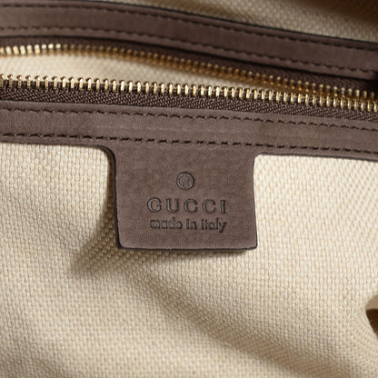 Gucci Vitello Range Medium Soho Bowler Grey Field 6 of 9