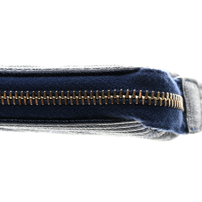 Chanel Caviar Quilted Small Zipped Boy Pouch Navy 10 of 11