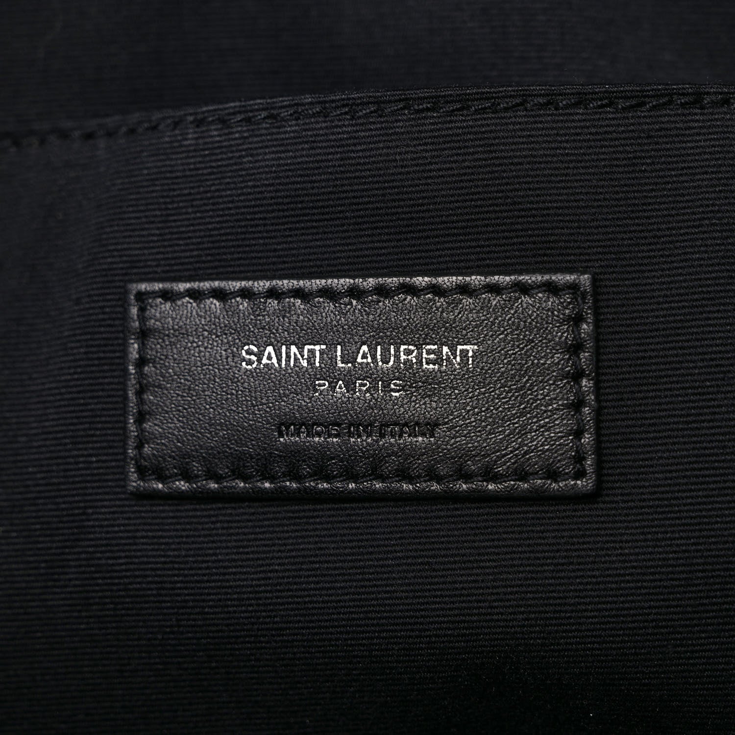 Saint Laurent Calfskin Bold Briefcase Black 6 of 10