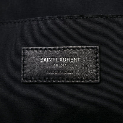 Saint Laurent Calfskin Bold Briefcase Black 6 of 10