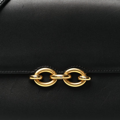 Saint Laurent Smooth Calfskin Le Maillon Satchel Black 8 of 11