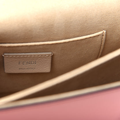 Fendi Vitello Liberty Shiny Nappa Lace Up Bow Kan I Shoulder Bag Macaron Confetto 6 of 10