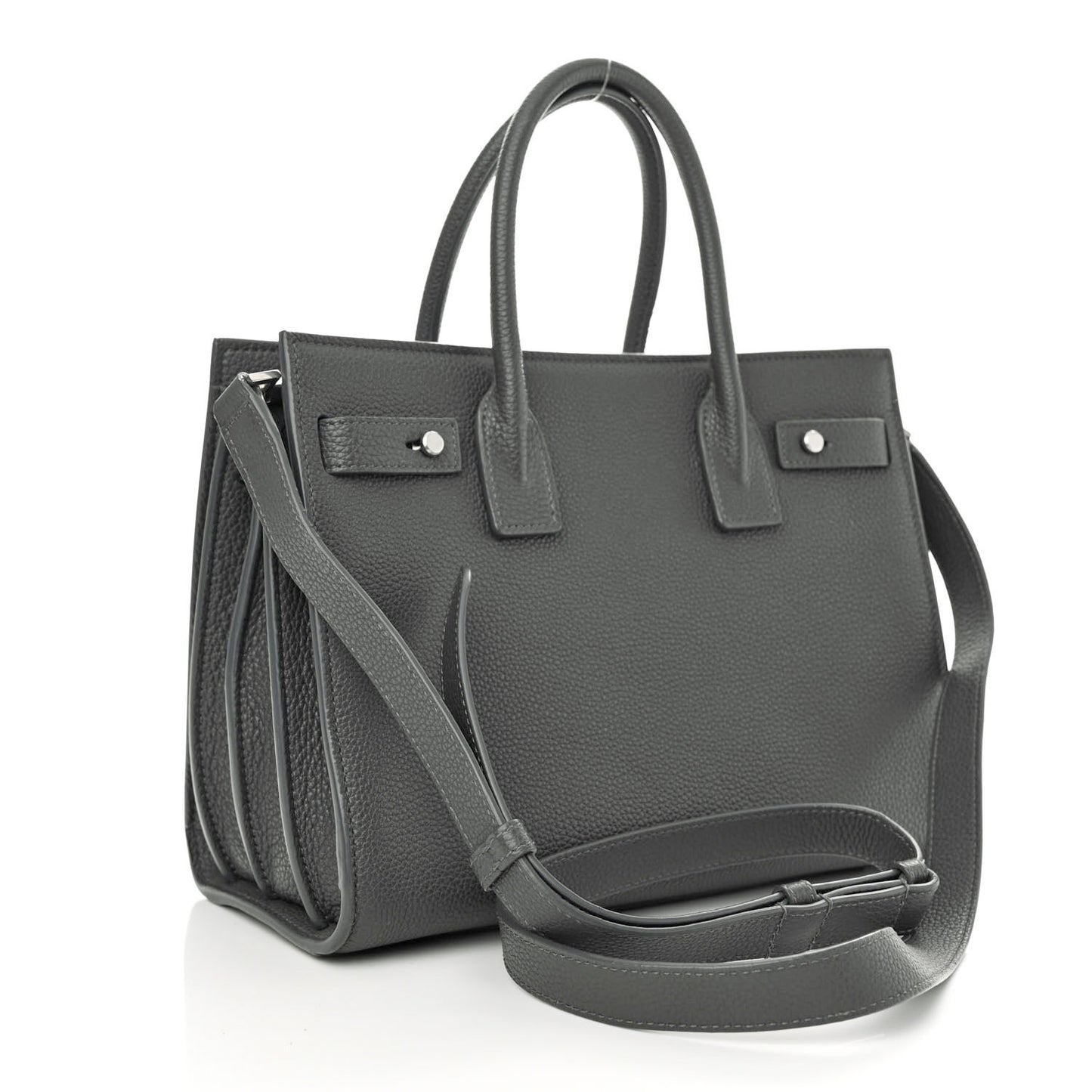 Grained Calfskin Baby Sac De Jour Souple Storm
