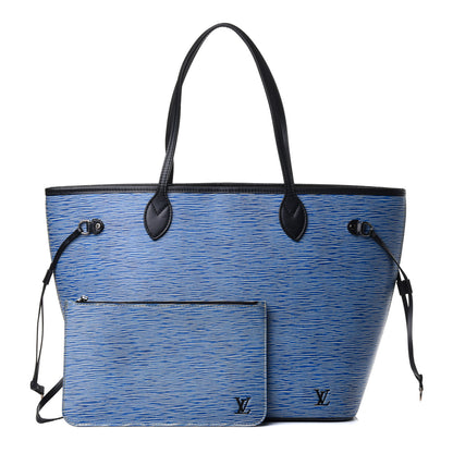 Louis Vuitton Epi Neverfull MM Denim Light 1 of 5
