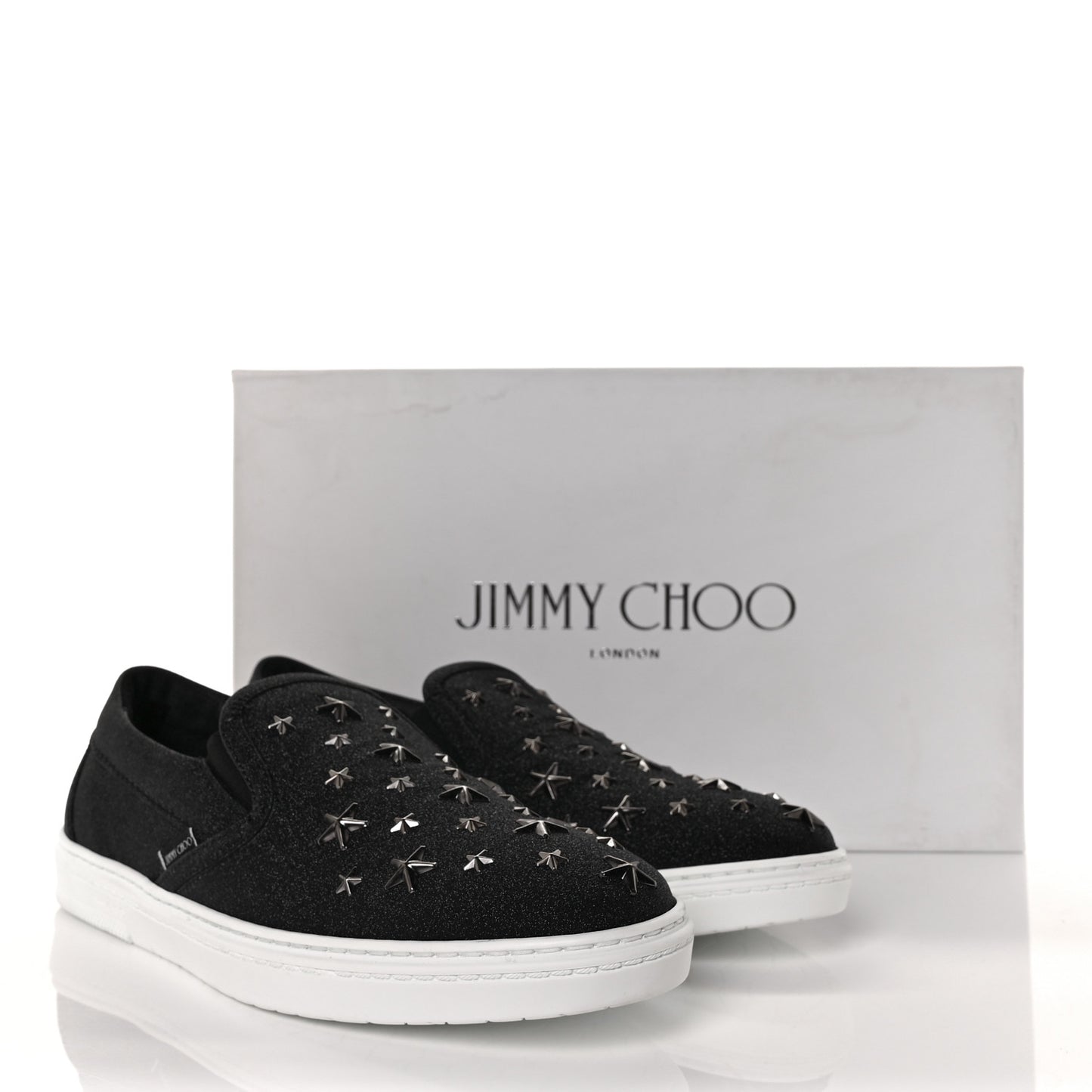 Fine Glitter Suede Mens Grove Sneakers 40 Black