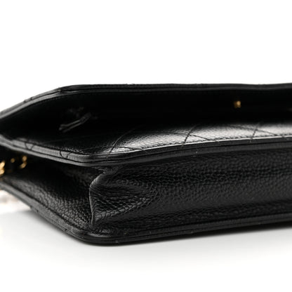 Chanel Caviar Quilted Wallet on Chain WOC Black 10 of 21
