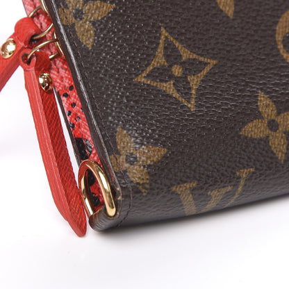 Louis Vuitton Monogram Kusama Waves Insolite Wallet Red 8 of 9