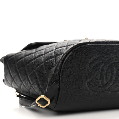 Chanel Caviar Quilted Filigree Backpack Black 8 of 9